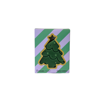 Kerstboomkaars groen 70 gram