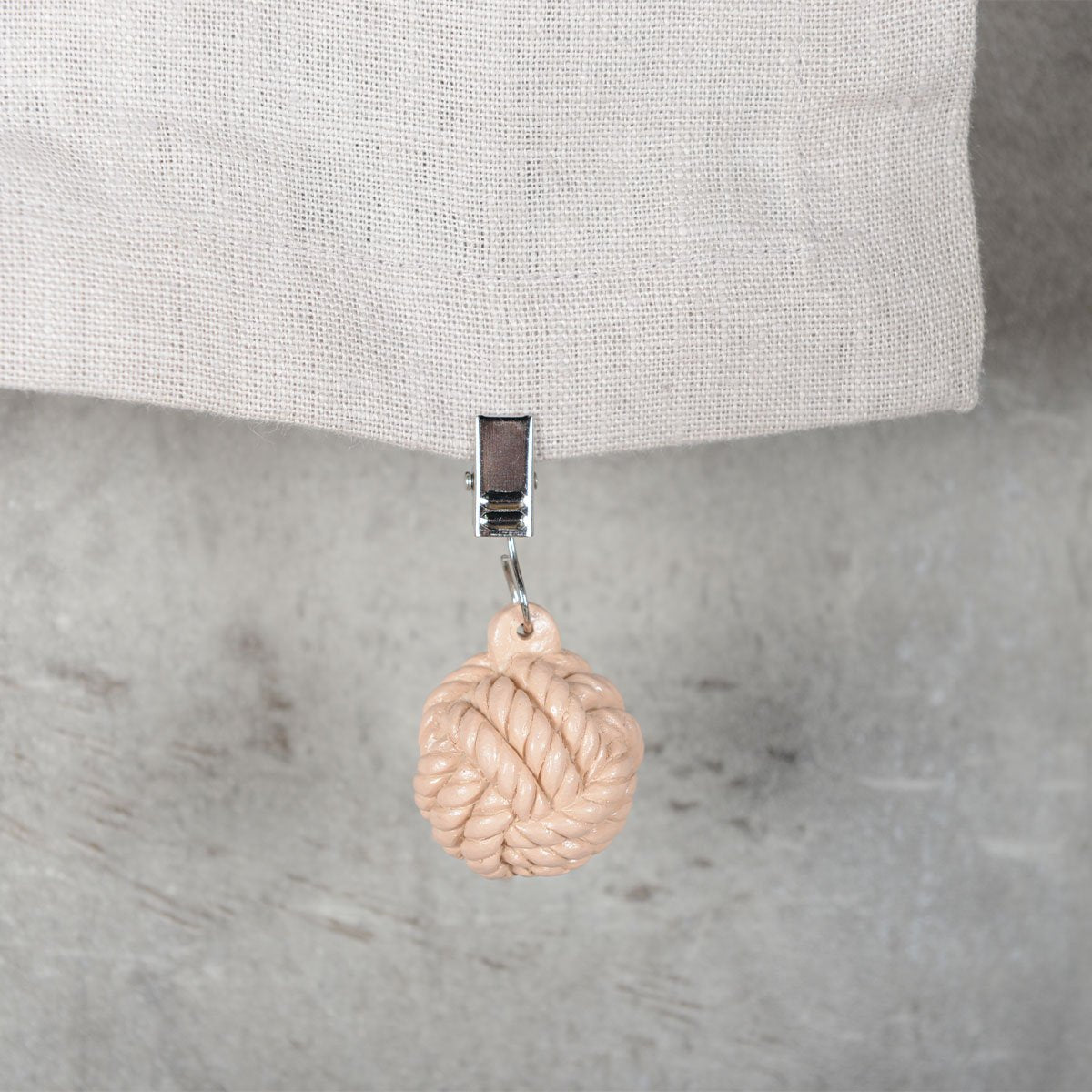 Tafelkleedgewichten 4 stuks beige plastic