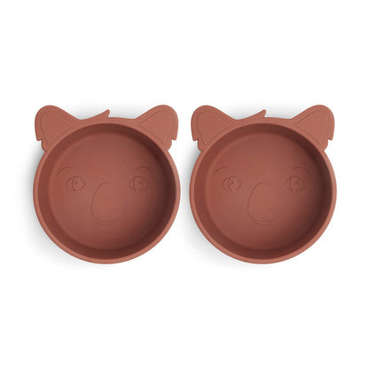 Alex Silicone Deep Plate 2-pack Koala