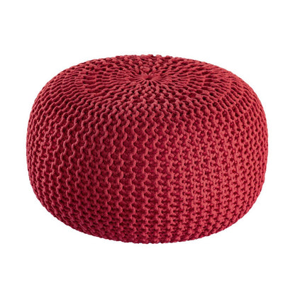 Pouf buiten Ø55x37 cm gerecycled plastic