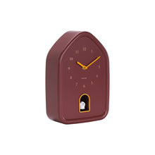 Wandklok 29 cm rood hondengeblaf