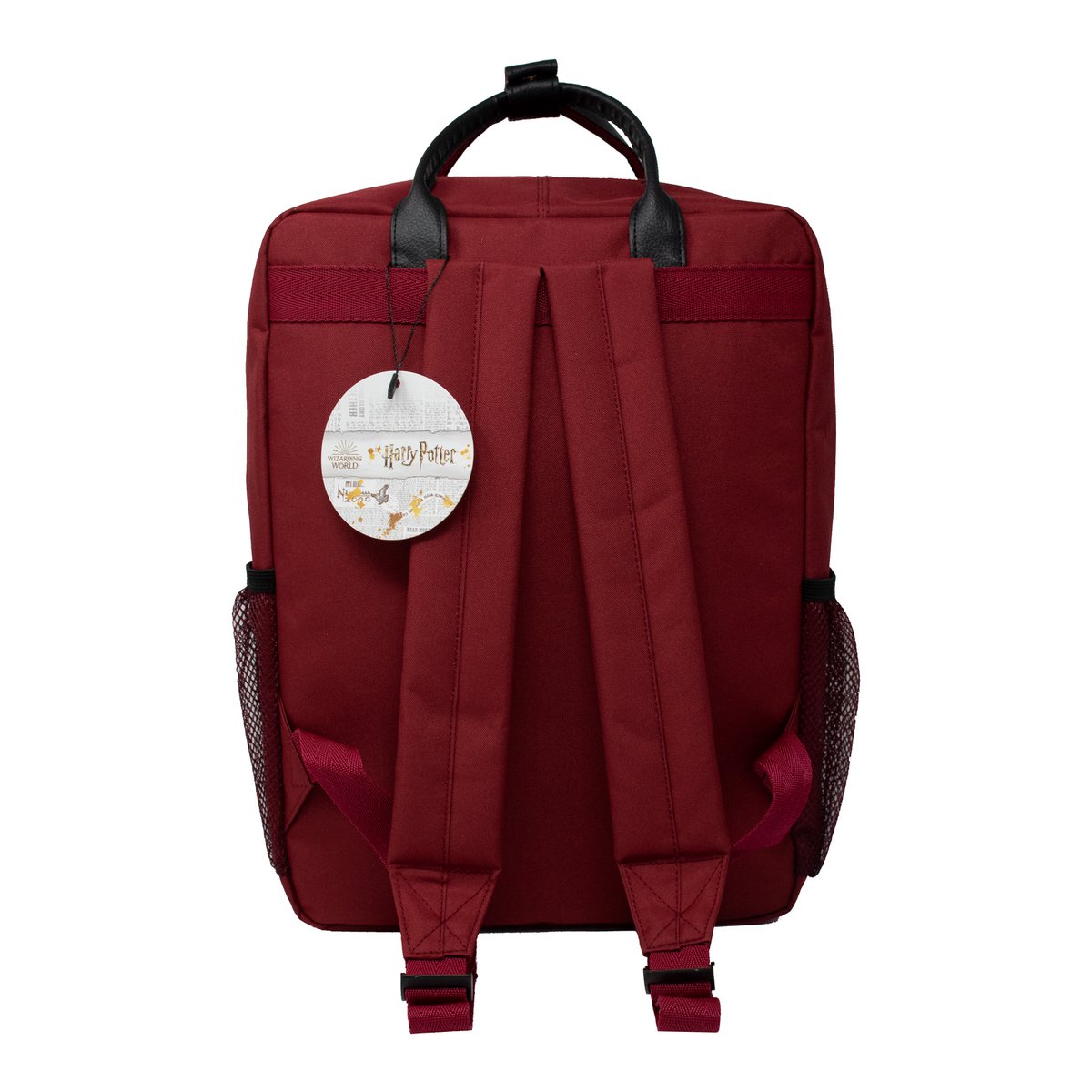 Harry Potter rugzak 36x28x15 cm bordeauxrood