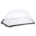Vliegenkap 116x65 cm opvouwbaar polyester wit
