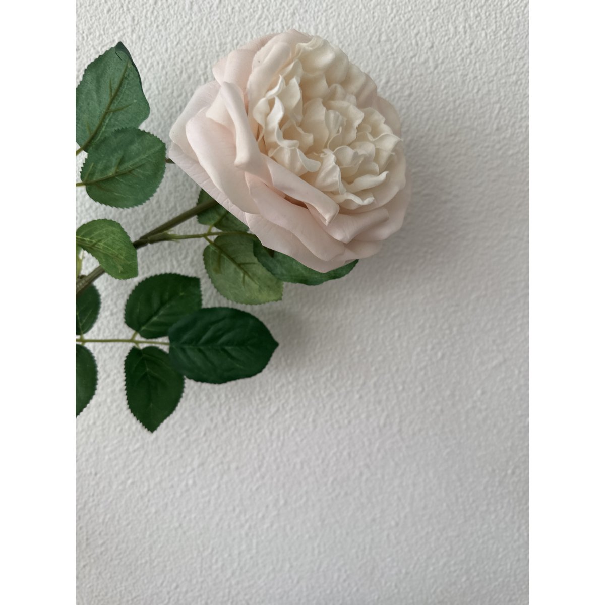 Kunstbloemen rozen 65 cm lichtroze set van 2