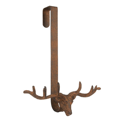 Wandhaak Hert 28x11x37 cm Bruin Metaal