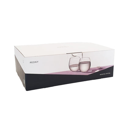 Waterglazen 380 ml set van 6 transparant