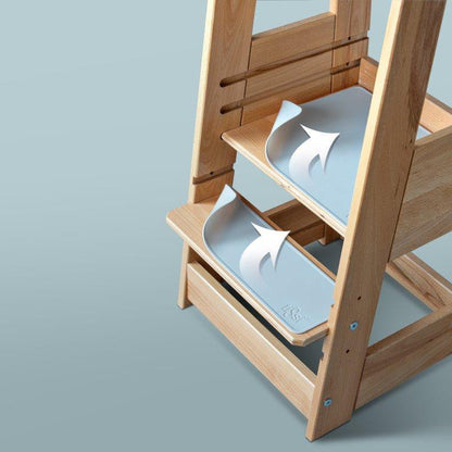 tiSsi® antislipmattenset GRIJS voor Felix leertoren
