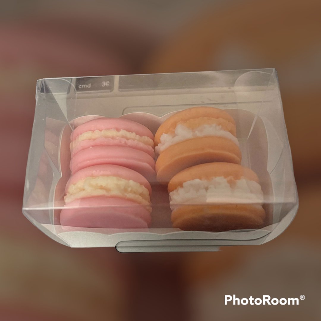 Macaron wax melt 3,5 cm koolzaadwas