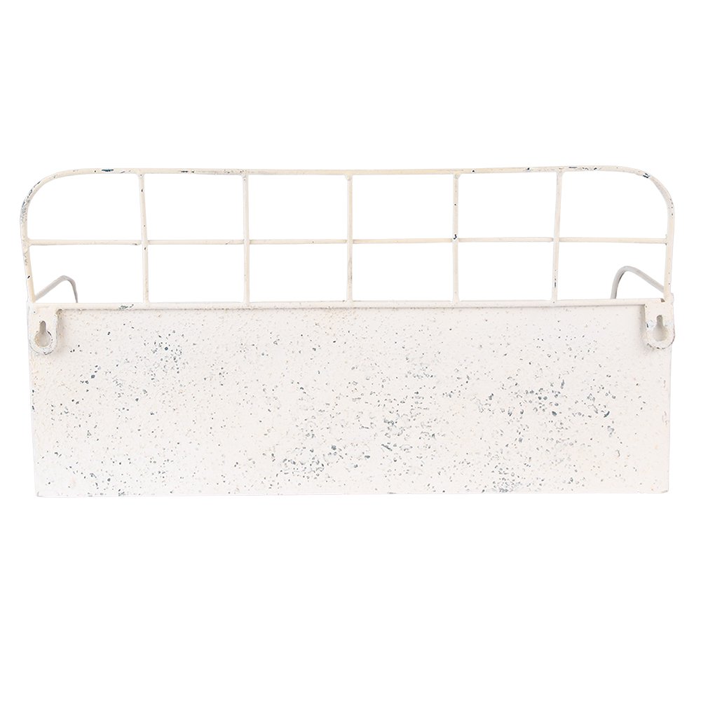 Wall shelf 38x14x20 cm Beige Iron Wall Rack