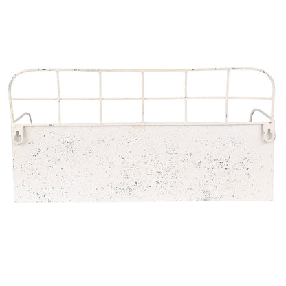 Wall shelf 38x14x20 cm Beige Iron Wall Rack