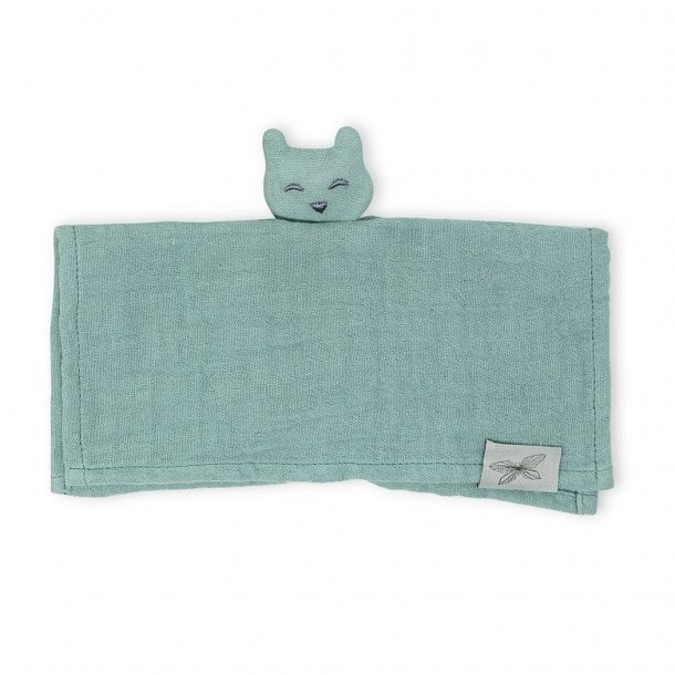 Knuffeldoekje kat 19,5x19,5 cm