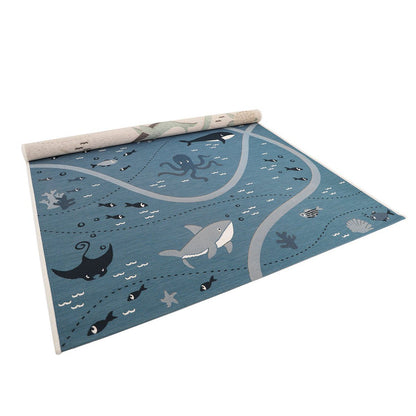 Speelkleed kinderen 123x180 cm oceaan