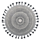Placemat jute 37x37 cm zwart