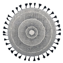 Placemat jute 37x37 cm zwart