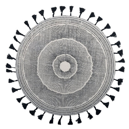 Placemat jute 37x37 cm zwart