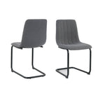 Stoel sledeframe set van 2