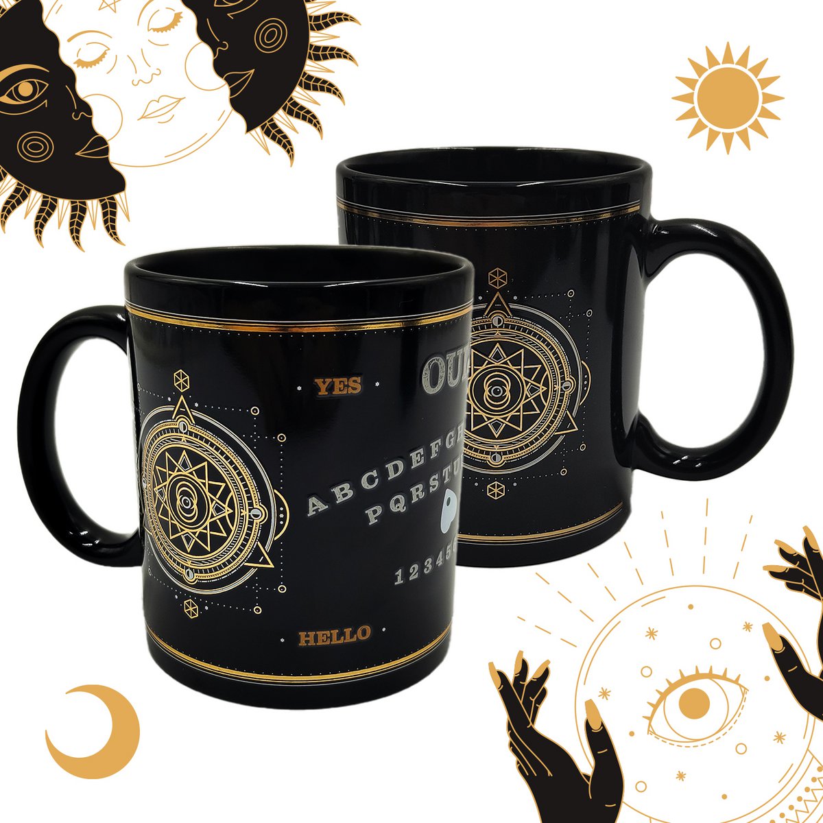Mad Monkey - "Ouija" beker - met kleurverandering