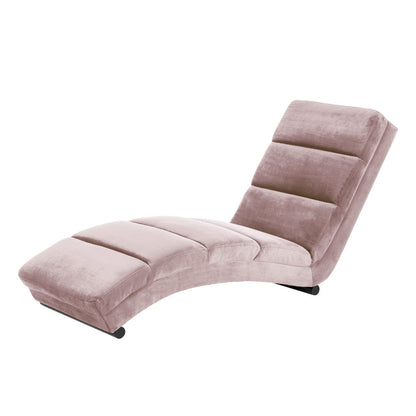 Chaise longue 170x60x82 cm roze fluweel