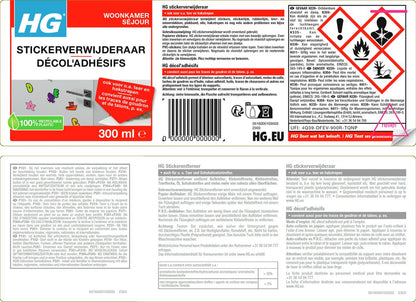 HG stickerverwijderaar 300 ml