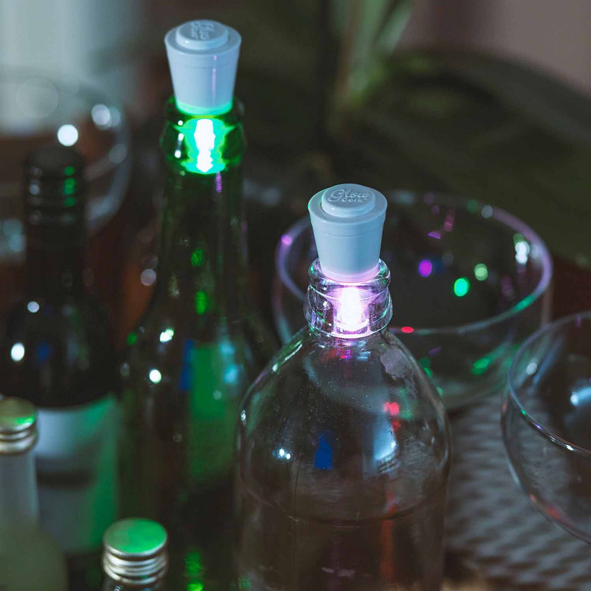 LED Bottle Lights "Luminous Corks" (2 pieces)