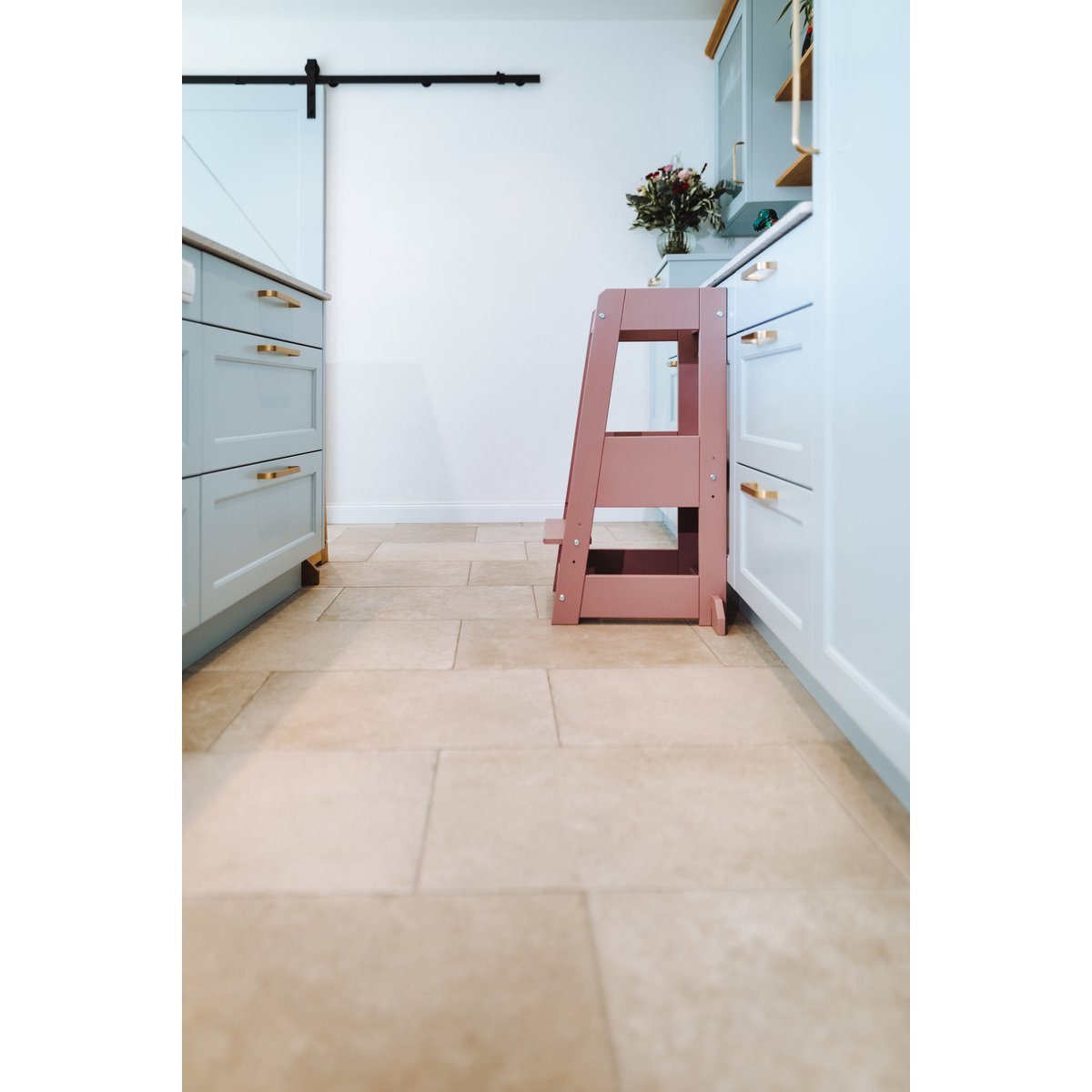 tiSsi® learning tower FELIX beech ORIENTAL ROSE
