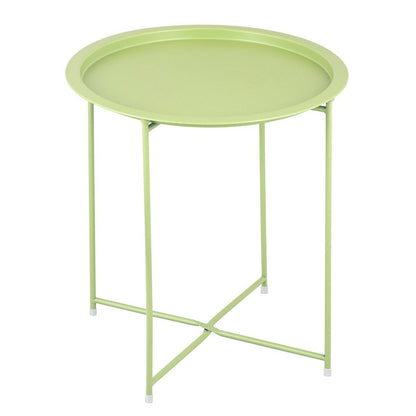 Bijzettafel metaal Ø 47x51 cm opvouwbaar