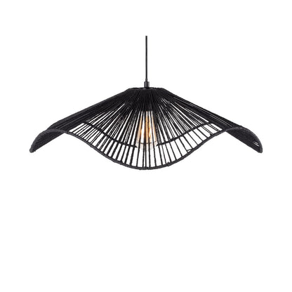 Hanglamp Sombra 62x62x19 cm jute zwart