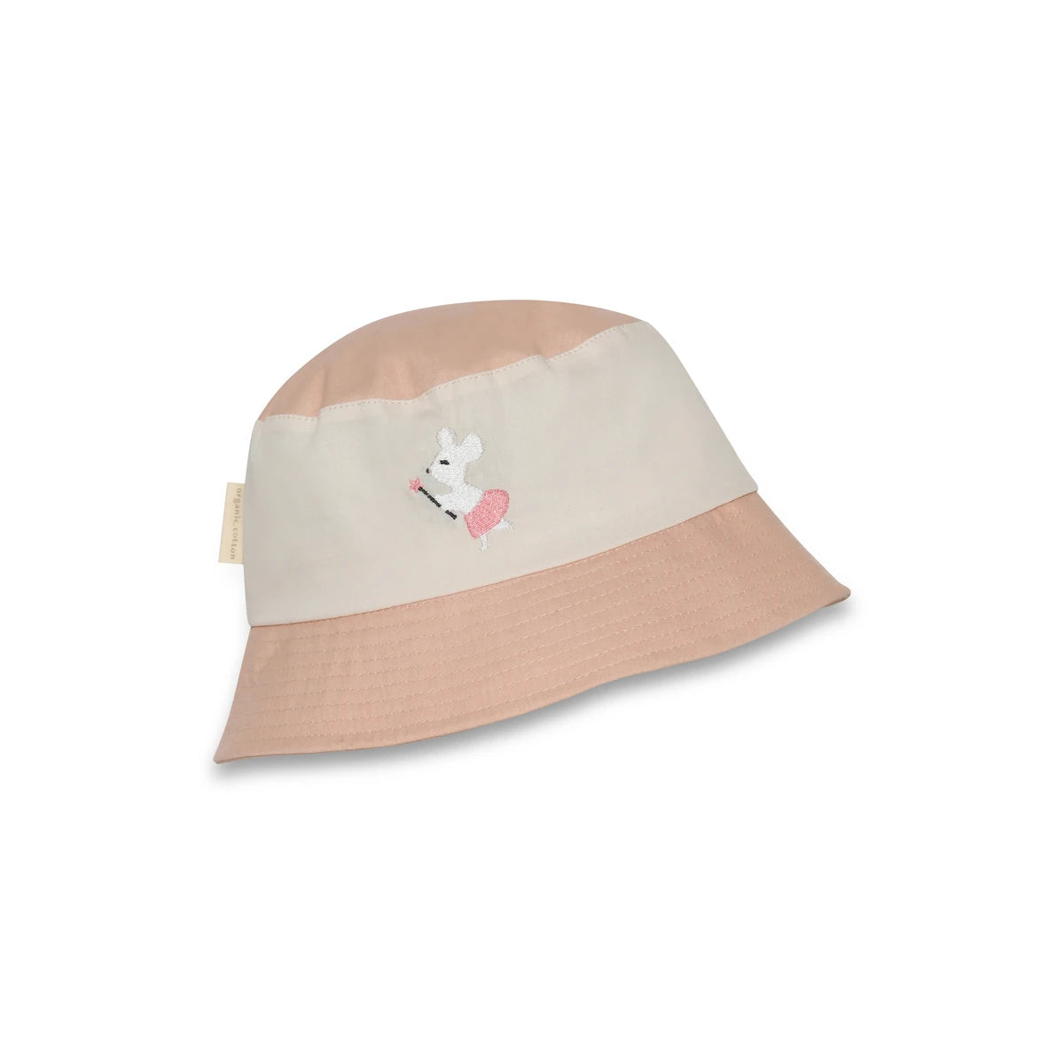 Vissershoedje roze mix 48-54 cm biologisch katoen