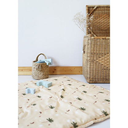JAIPURY baby sleeping mat printed with small palm trees
