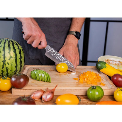 Santoku mes 180 mm Japans 440C staal