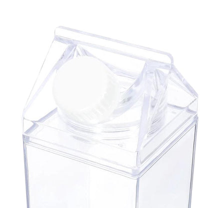 Water Bottle 500 ml Transparent Plastic Hearts