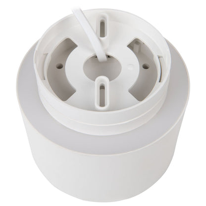 LED spot 11,5 cm wit kunststof