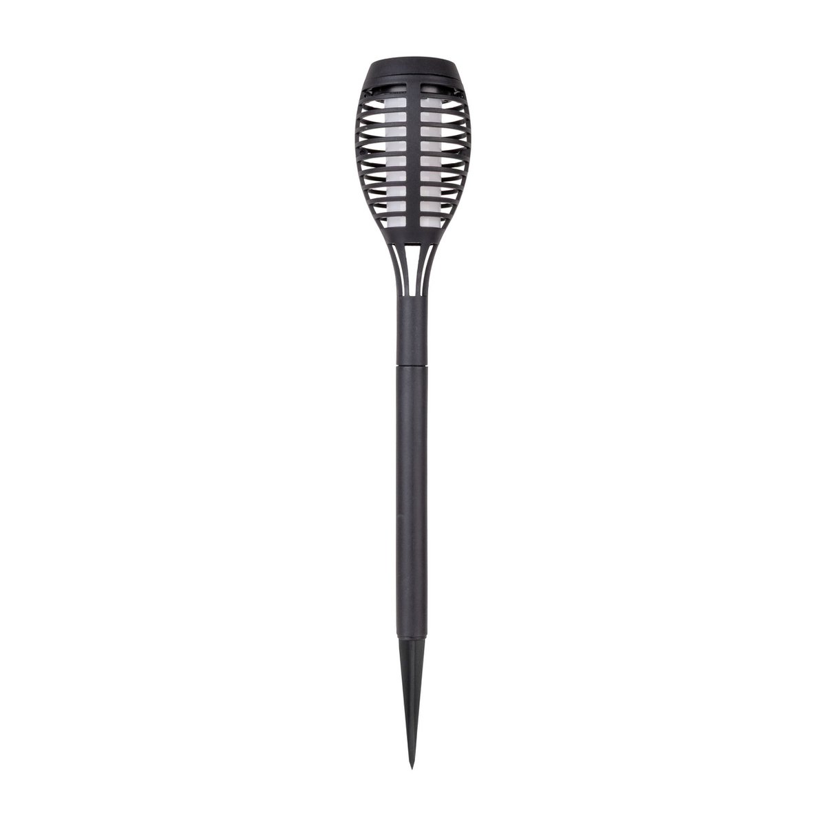 Tuinspots LED 5 stuks 45 cm grijs plastic
