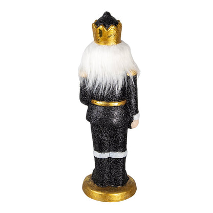Notenkraker beeld 50 cm zwart kunststof