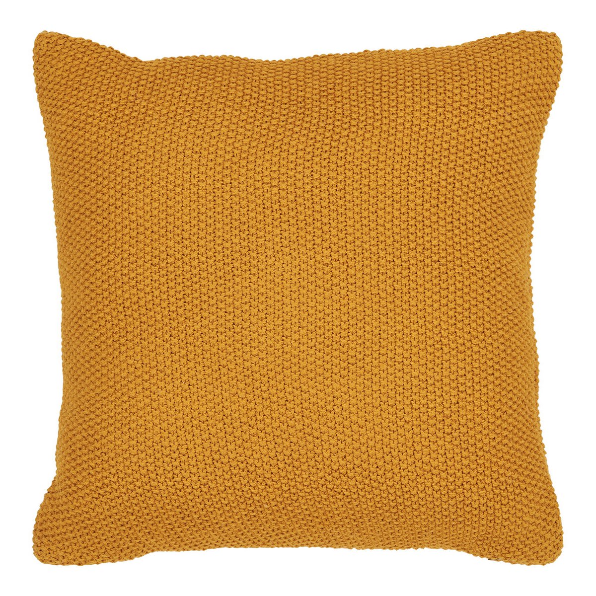 Kussen 45x45 cm gerecycled katoen geel