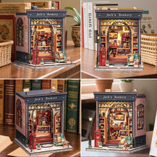Doe-het-zelf huisje Jack's Bookery 15,8x15,8x20 cm hout