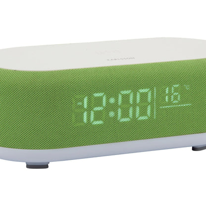 Wekker met draadloze telefoonoplader en Bluetooth
