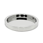 Dienblad rond RVS 55 cm hoogglans