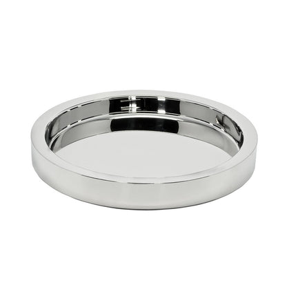 Dienblad rond RVS 55 cm hoogglans