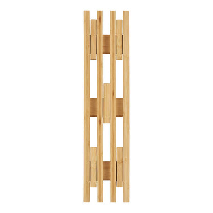Kapstok hout bamboe bruin 60x14x9,5 cm