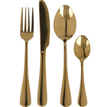 Excellent Houseware Bestekset 16 Dlg - Rvs - Goud