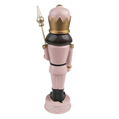 Kerstdecoratie Notenkraker 23 cm Roze Kunststof