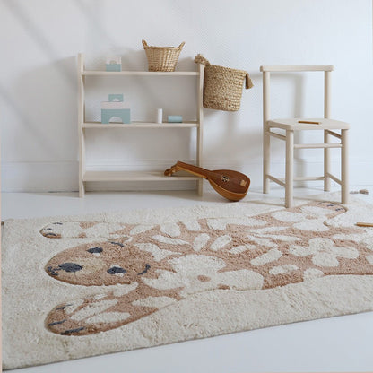 Vloerkleed kind 120x170 cm katoen machinewasbaar