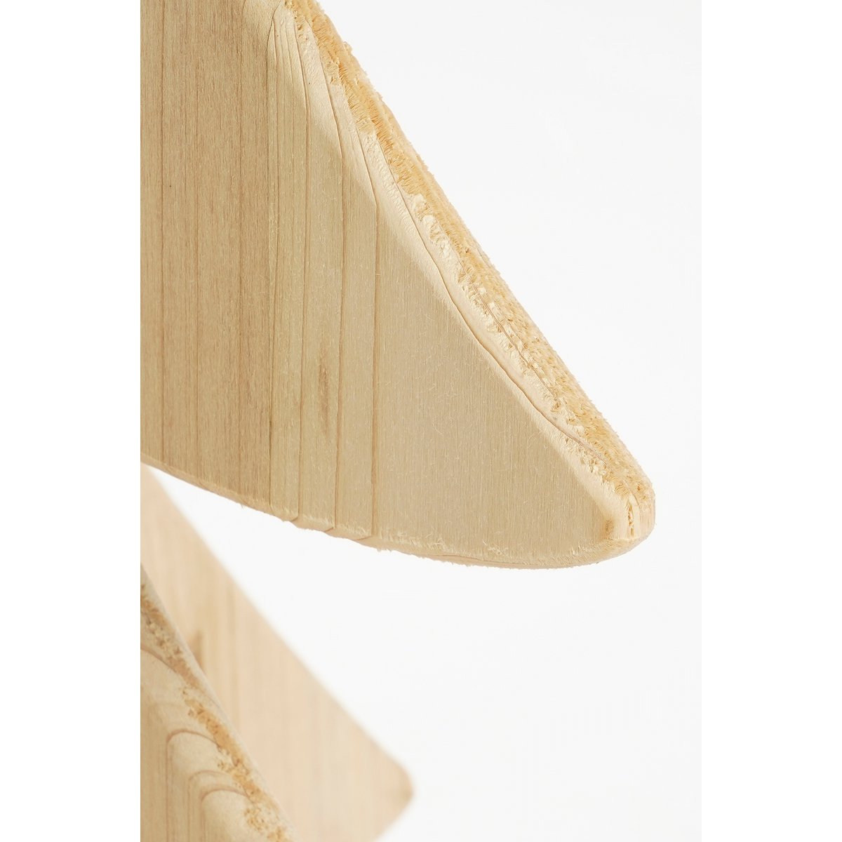 Kerstboom decoratie 78x36 cm dennenhout bruin