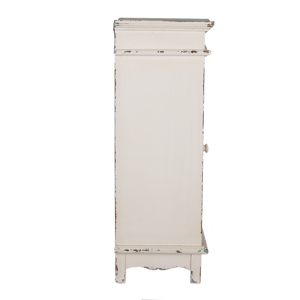 Wandkast 45x30x88 cm wit MDF