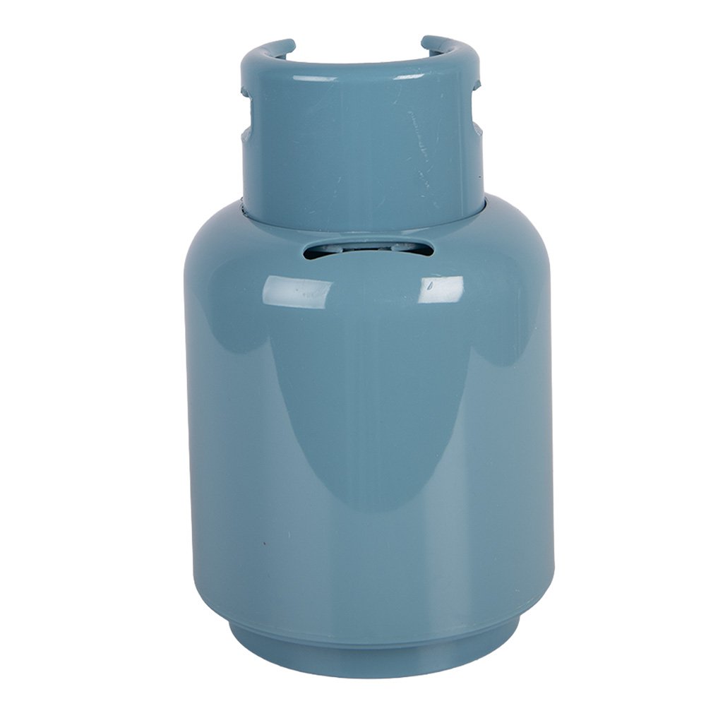 Piggy Bank Ø 10x15 cm Blue Plastic