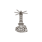 Eco Wood Art (EWA) Wall Puzzle Lighthouse, 1546, 50.5x87x0.7cm