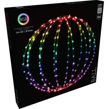 Lichtbol - Kerstverlichting - 50 Cm - Rgb Licht - 224 Led - Colour Changing