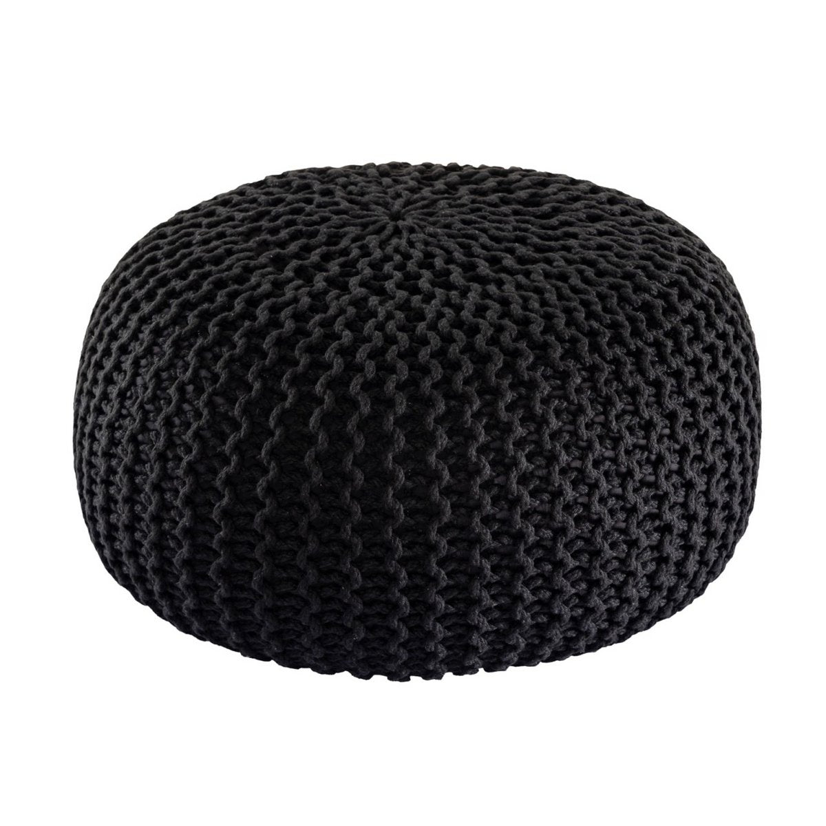 Pouf buiten Ø55x37 cm gerecycled plastic