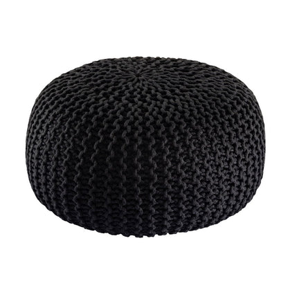 Pouf buiten Ø55x37 cm gerecycled plastic